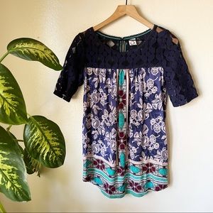 Anthropologie | Maite Printed Tunic Top